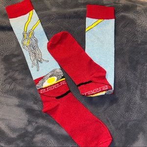 retro ramen noodle socks